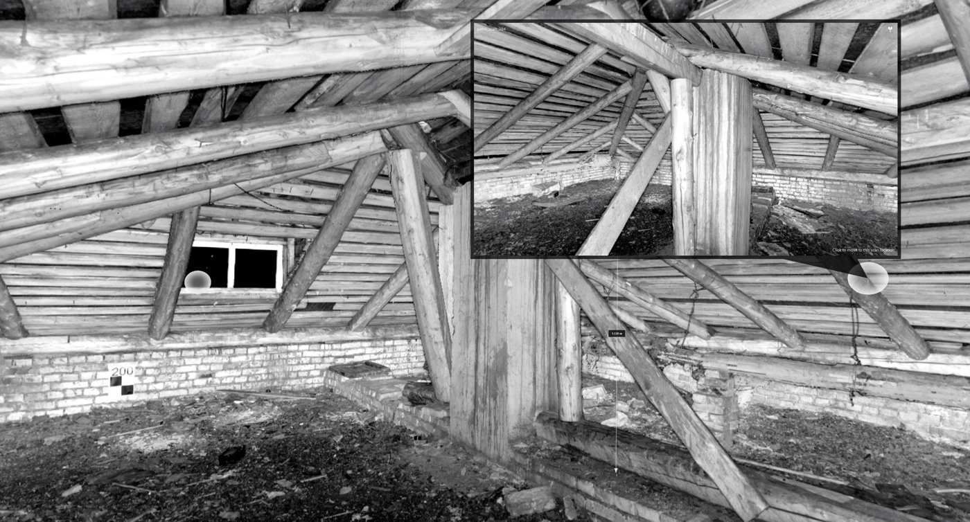 Чердачные конструкции исторического здания, Петрозаводск